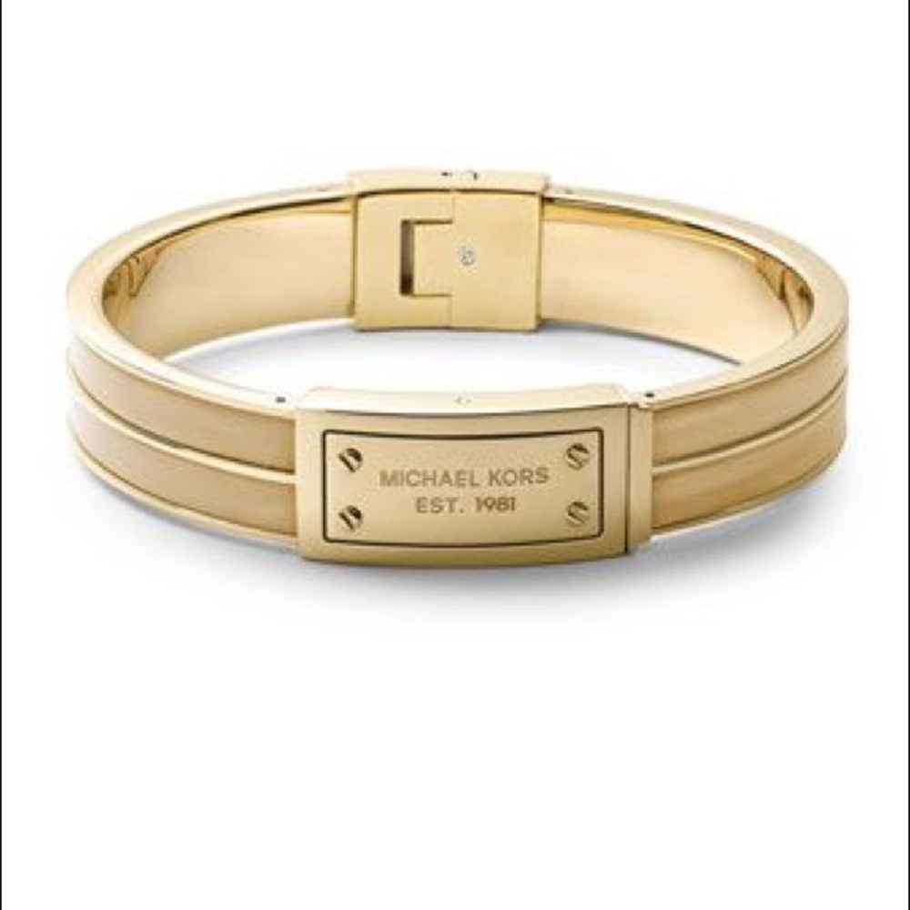 Michael Kors Gold & Horn Bracelet